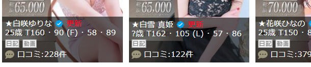 吉原高級ソープランド「ショコラ」NS/NNできる女の子の目印